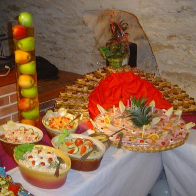 buffet traiteur coloré