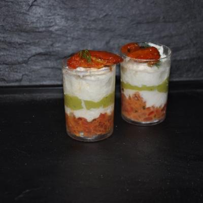 verrine tomate avocat